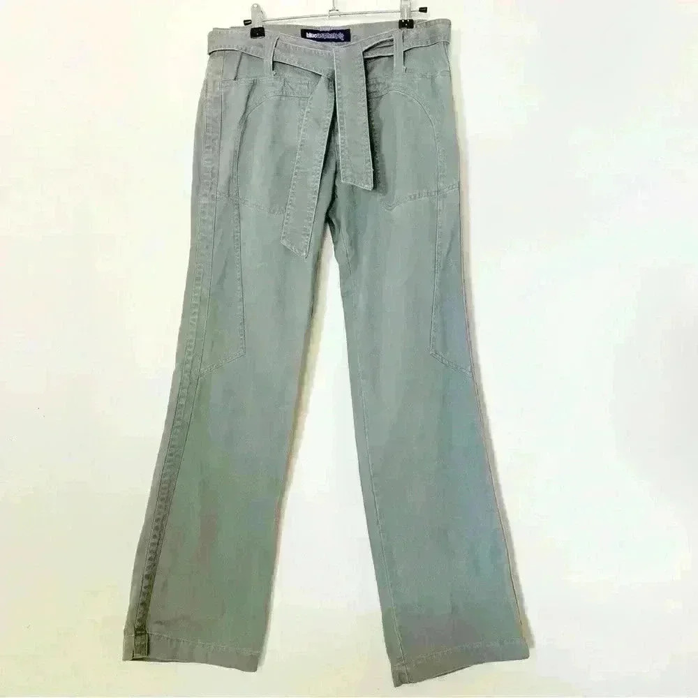 Vintage Y2k Abstract Stitched Low Rise Pants